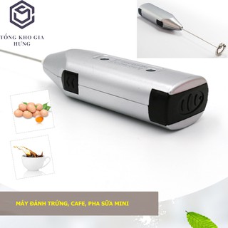 Máy đánh trứng cầm tay mini để bàn trộn bột đa năng chạy pin tiểu AA GH01