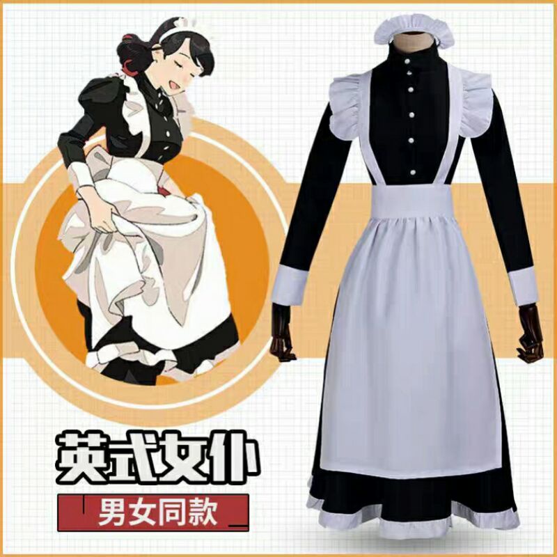 MAID DÀI, Đầm Hầu Gái Dài Tay cosplay hoá trang cho nam và nữ | BigBuy360 - bigbuy360.vn