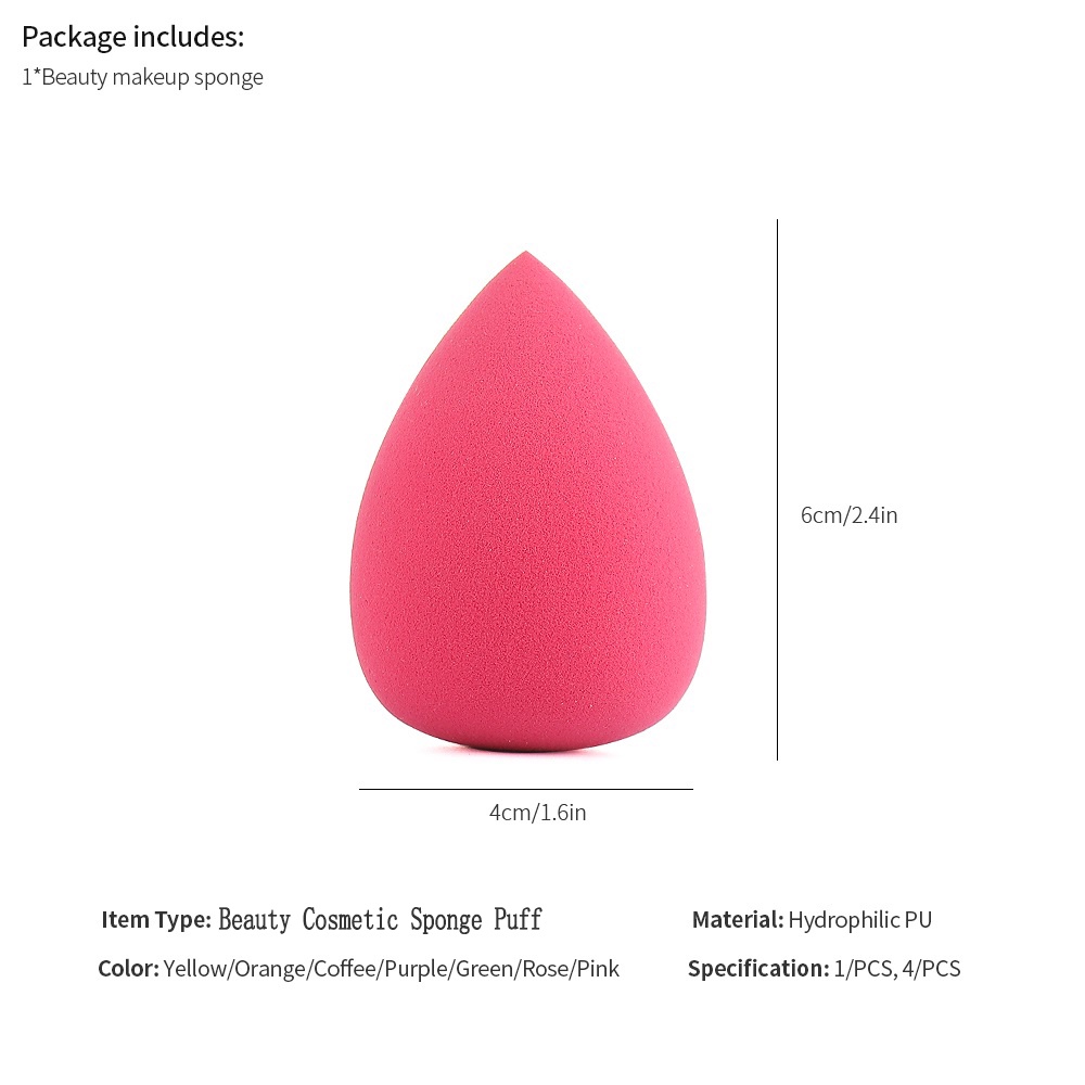 [Hàng mới về] Mút trang điểm hình giọt nước mềm mại họa tiết vân đá màu gradient đa năng