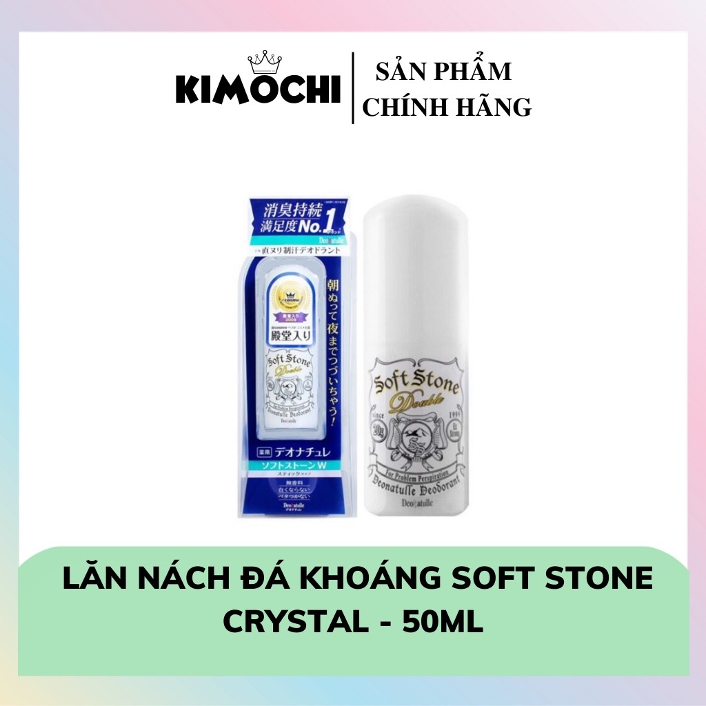 LĂN NÁCH ĐÁ KHOÁNG SOFT STONE CRYSTAL NHẬT BẢN 50ml