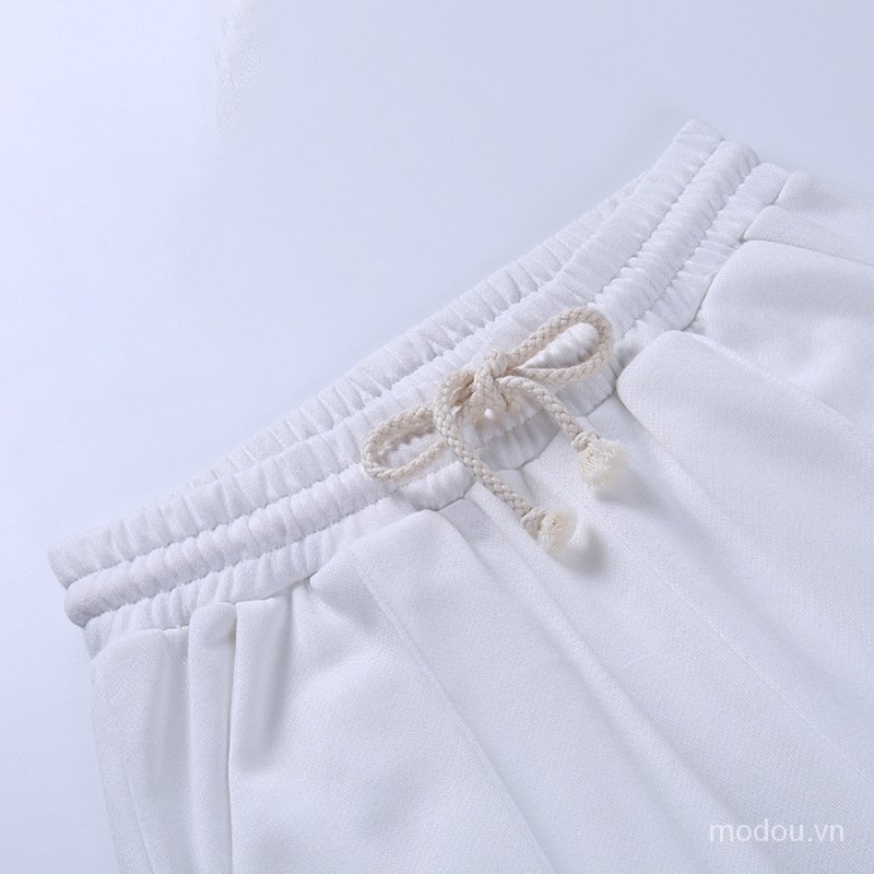 Quần Jogger Lưng Cao Ống Suông Rộng Thời Trang Cá Tính Cho Nữ