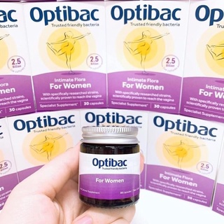 Men vi sinh optibac 30v mẫu mới nhất hàng chuẩn uk