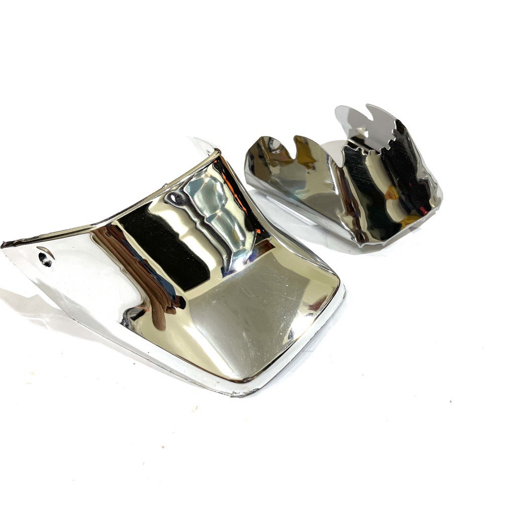 Ốp dè inox trước sau mạ crom xe Dream