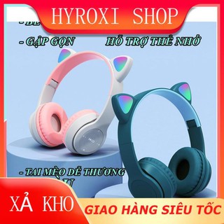 Tai Nghe Bluetooth Chụp tai có Mic ST71 Headphone không dây Dễ Thương tai mèo nghe nhạc, chơi game, cho bà bầu DALAMO