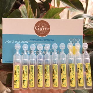 Nhỏ mũi Gifrer Pháp tép vàng, tép xanh
