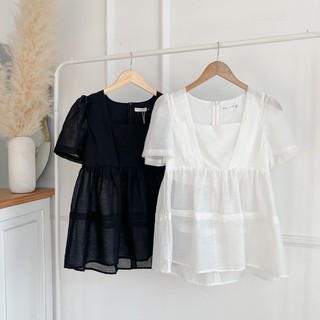 [Mã FATHANG5 giảm 10K đơn 50K] Áo tơ baby doll , Peace House Clothing