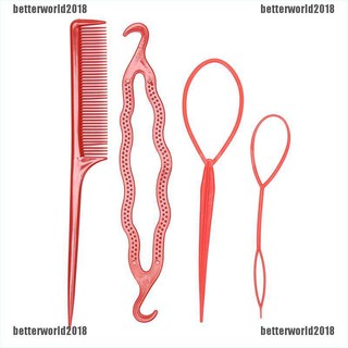 Bộ 4 Dụng Cụ Tạo Kiểu Tóc