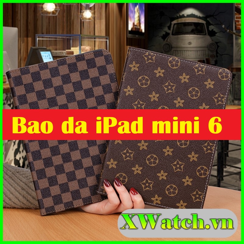 Bao da iPad Mini 6 2020 8.3 inch họa tiết L.V đẹp mắt