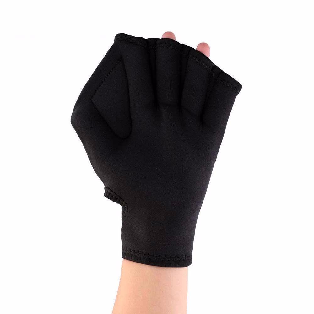 Găng Tay Bơi Lội Hở Ngón Chống Trượt Có Thể Điều Chỉnh