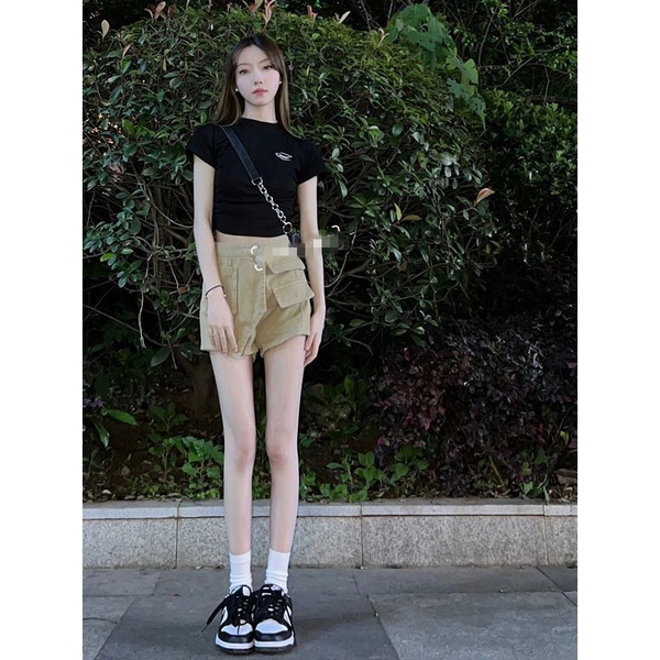 Áo Thun Ngắn Tay Ôm Dáng Phong Cách Mới Mùa Hè Cho Nữ