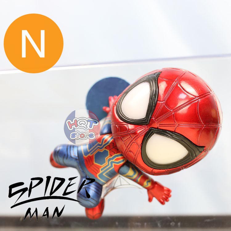 Mô hình iRon Spider Man Chibi đầu lắc lư - Avengers 3 Infinity War - Cuộc Chiến Vô Cực