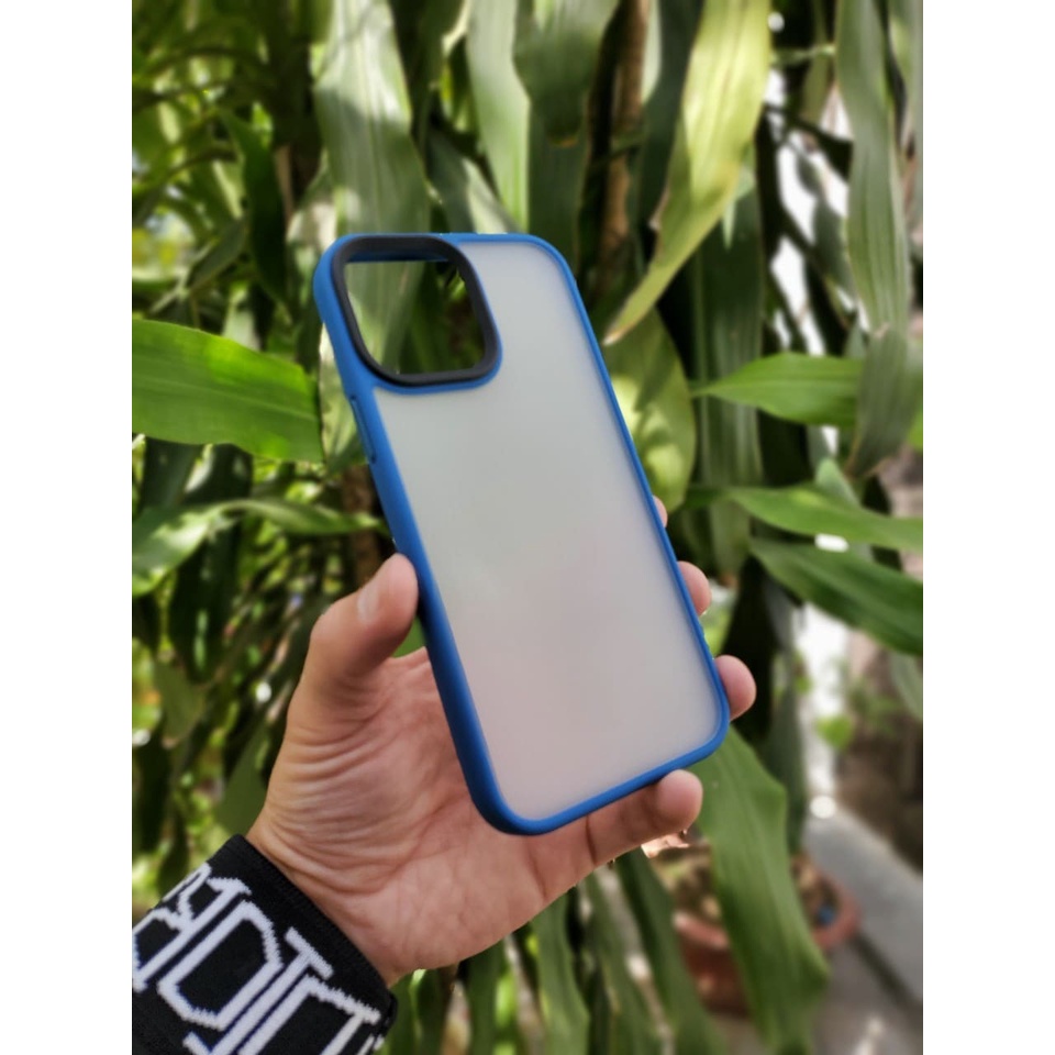 Ốp Lưng likGus nhám viền dẻo cho iPhone 13, 13 Pro, 13 Pro Max chống sốc, chống Vân tay Hàng chính hãng
