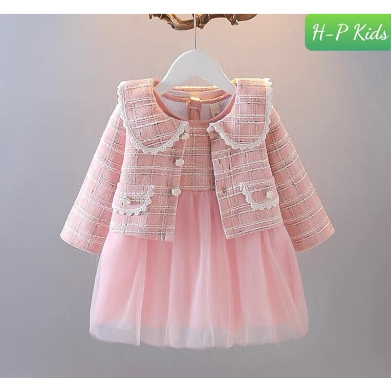 SÉT VÁY DẠ BÉ GÁI SIÊU CƯNG 2 CHI TIẾT DA1