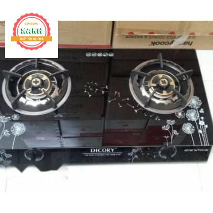 Bếp ga đôi kính Dicory,bếp ga dùng tốt giá rẻ bảo hành 12 tháng