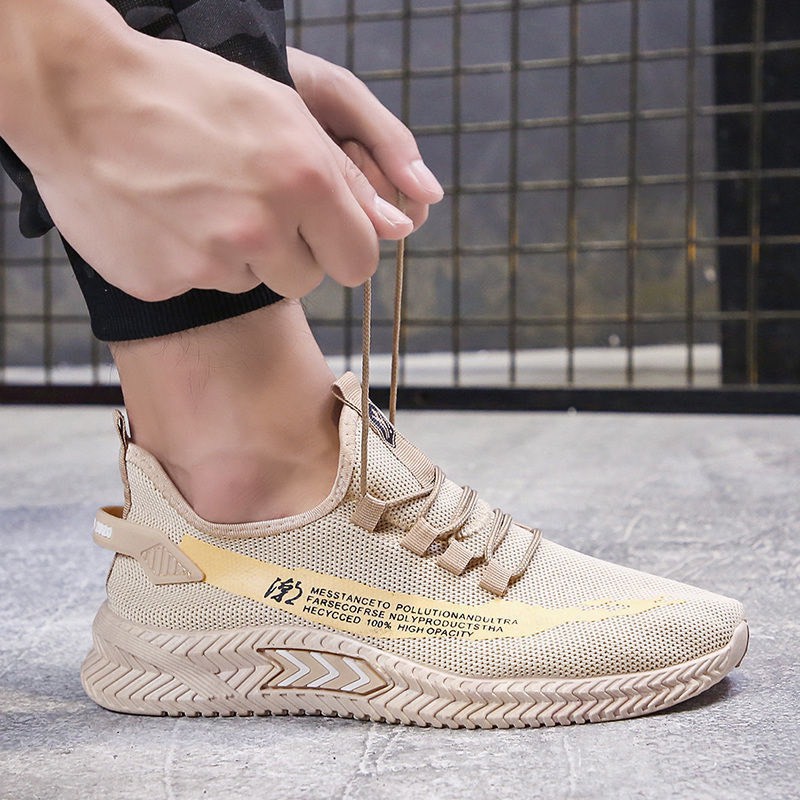 [Mã FAMAYMA2 giảm 10K đơn 50K] (Có 2 Màu) Giày nam vải khử mùi thoáng khí Sườn Chữ đế dẻo cực chất mới về | BigBuy360 - bigbuy360.vn