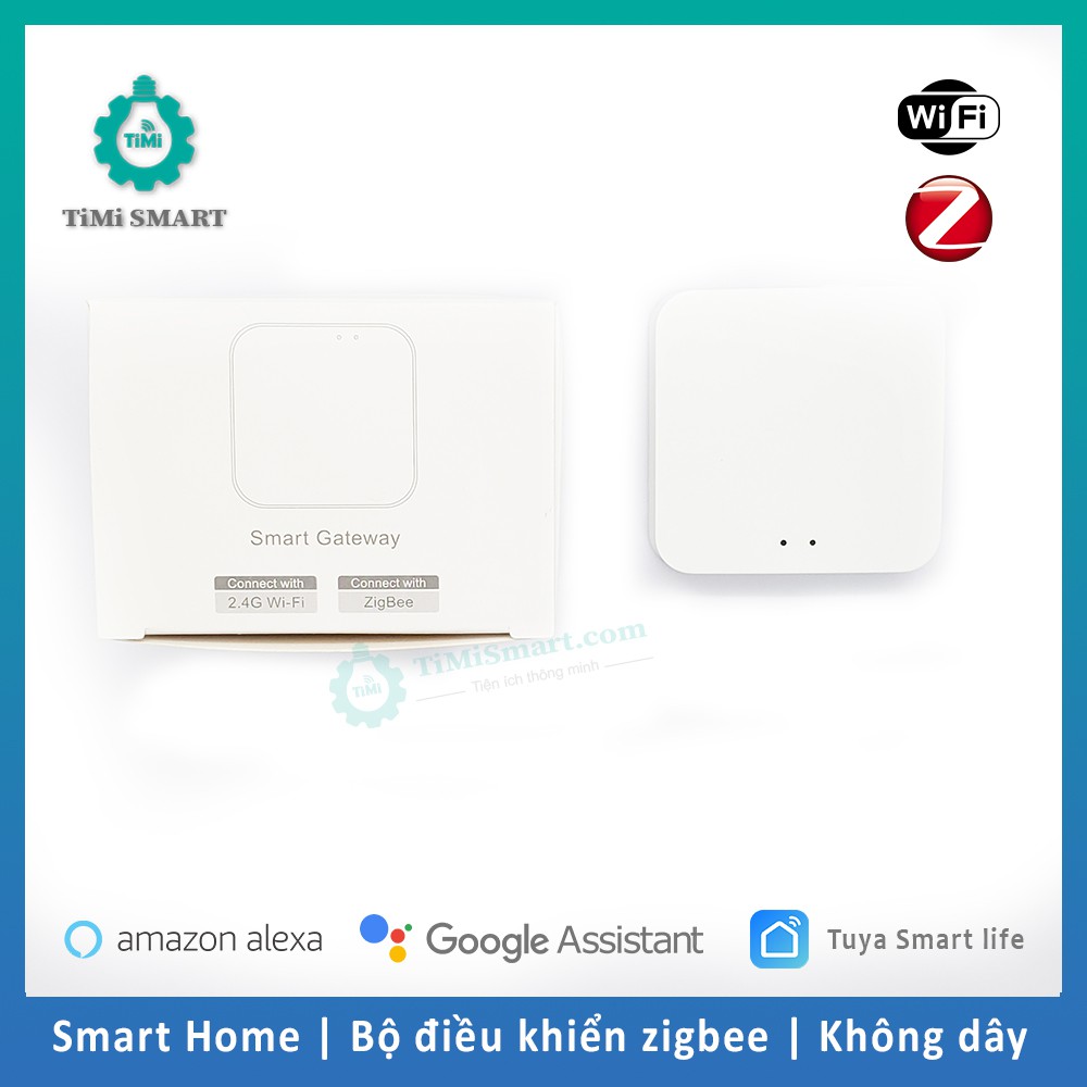 [Bảo Hành 6 tháng] Bộ hub trung tâm Zigbee gateway nhà thông minh Tuya Smartlife (Bản Wifi)