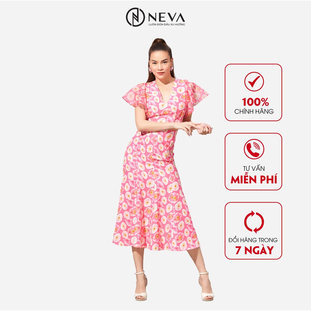 Áo Croptop Nữ NEVA Họa Tiết Hoa Poppy W130305 | 3 Màu