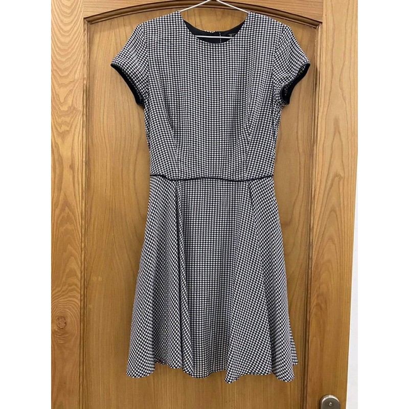 Thanh lý đầm caro zara size S auth