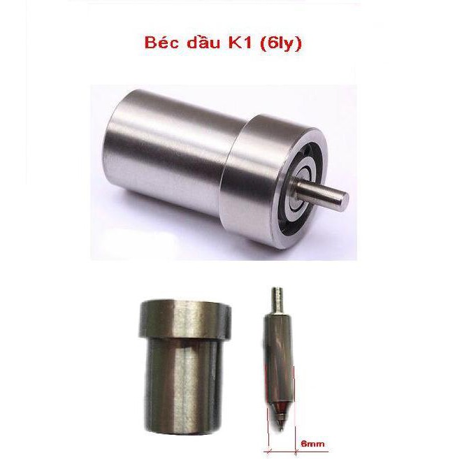Béc dầu K1  hàng nội địa Trung Quốc dùng cho máy D9, D10, D12,D15, Kubota ER40, ER50, ER65, Yanmar 4ESD.