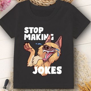 Áo thun Cotton Unisex nam và nữ Hình Funny Cat and Dog Màu Đen