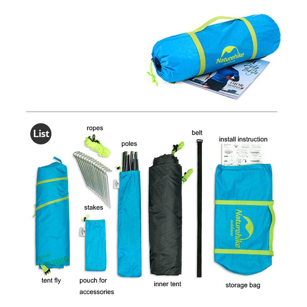 LỀU 3 NGƯỜI P-SERIES NATUREHIKE - NH18Z033-P