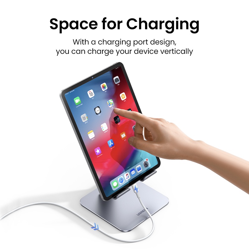 UGREEN Giá Đỡ Máy Tính Bảng Màu Xanh Lá Có Thể Nâng Và Gấp Lại Cho iPad Pro 2021 iPad Xiaomi