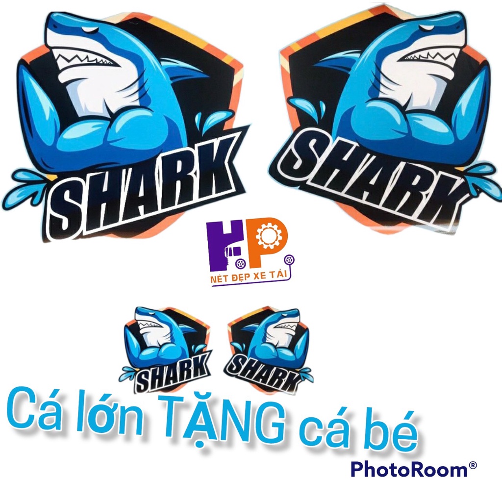 - Tem CÁ MẬP LỚN  Xe Tải XE Ô TÔ, XE HƠI   - Mua 1 Tặng 1