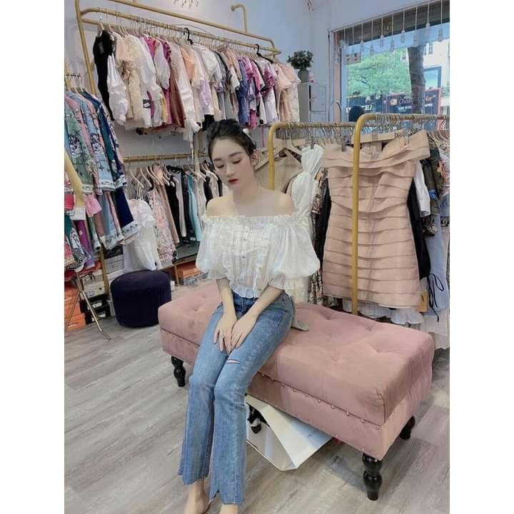 Quần jeans loe chất siêu đẹp
