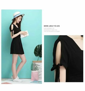 Đầm thiết kế nơ tay