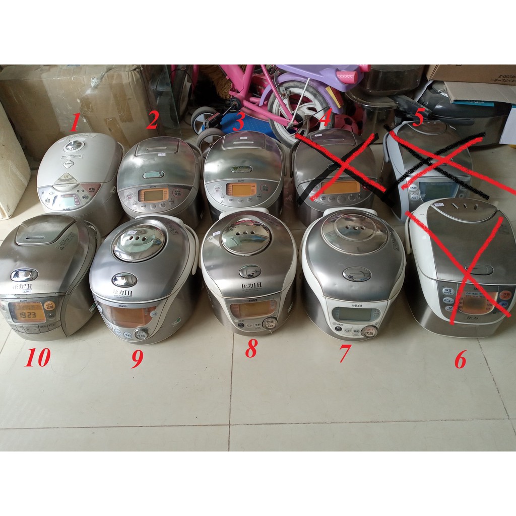 Thanh lý Nồi cơm điện cao tần ÁP SUẤT Sanyo Nhật bãi 1.0L | BigBuy360 - bigbuy360.vn