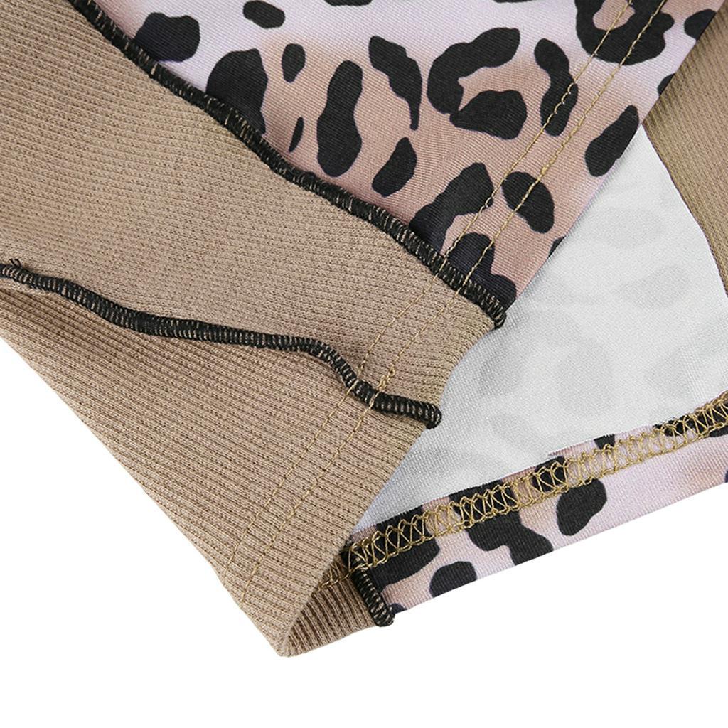 Áo croptop tay ngắn phối họa tiết da báo cá tính cho nữ