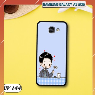 Ốp lưng Samsung Galaxy A3 2016 lưng nhám viền dẻo