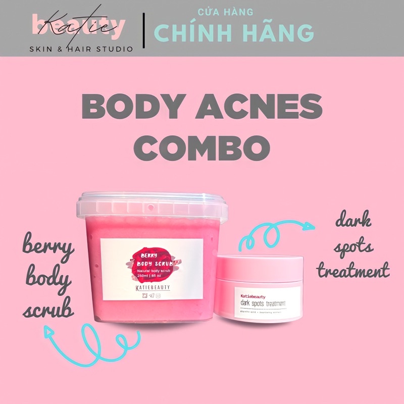 COMBO Cải thiện thâm mông, body - BODY ACNES COMBO | KATIEBEAUTY