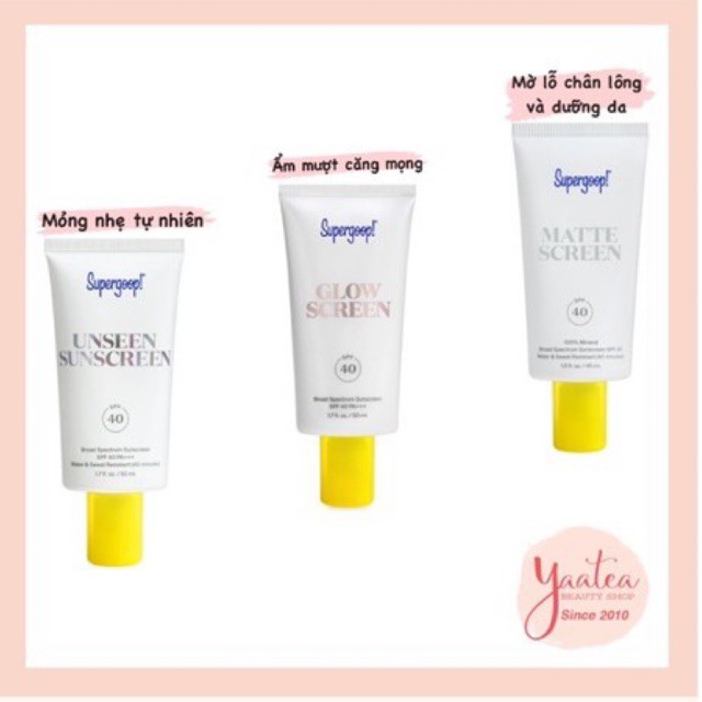 HOT‼️SUPERGOOP! KEM CHỐNG NẮNG SPF 40