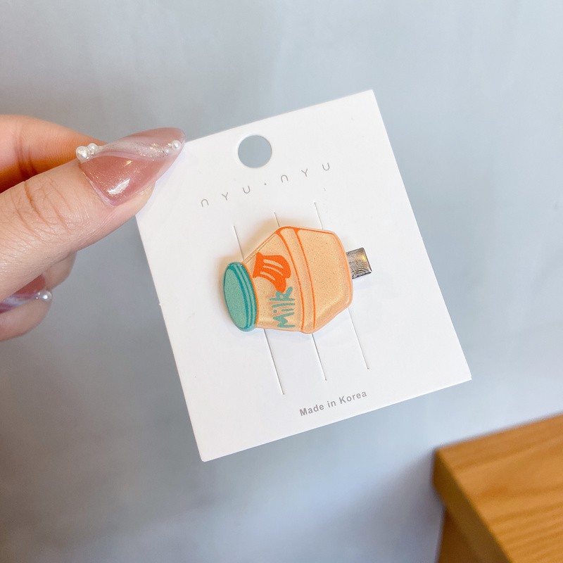 Kẹp tóc nữ trang trí thiết kế dễ thương phong cách Nhật Bản