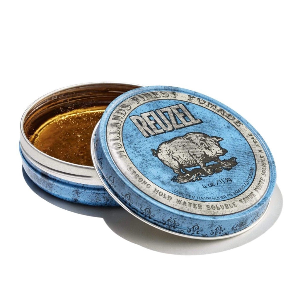 Sáp Vuốt Tóc Reuzel Blue Pomade Strong Hold Water - Gốc Nước 35/113g