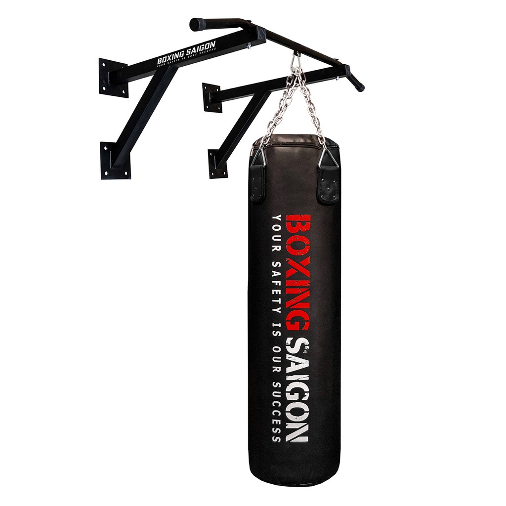 Combo Bao Cát Treo Boxing Punching Bag 1M2 &amp; Khung Treo Xà Đơn ( Dây Xích )