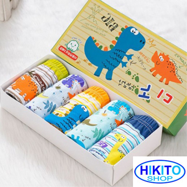 Quần lót, quần sịp tam giác bé trai cao cấp HIKITOKIDS.01 size 8-40kg