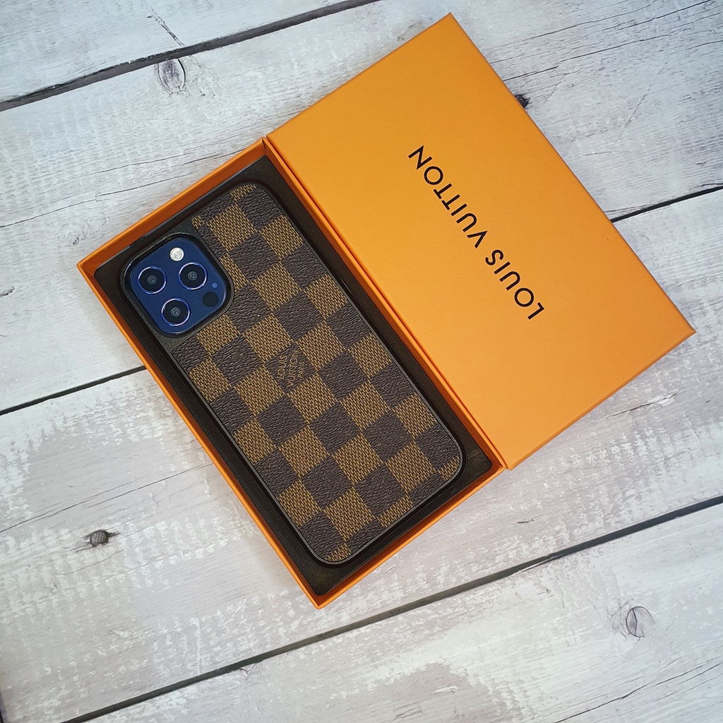 Ốp da L V 12 mini,12,12pro,12promax,11pro,11,11promax,X,XSMax,XR,7Plus,8Plus,7,8 có lót nỉ⁷