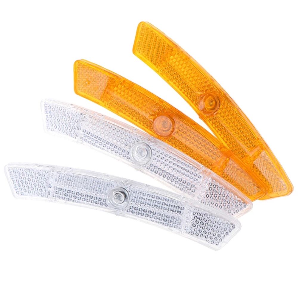 Bộ 2 ống phản quang bằng nhựa siêu bền gắn căm xe đạp tiện dụng