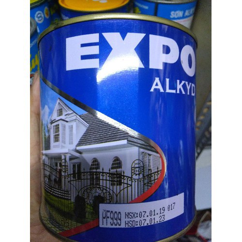 Sơn dầu Expo 800ml  (1KG) dùng để sơn cho sắt và gỗ