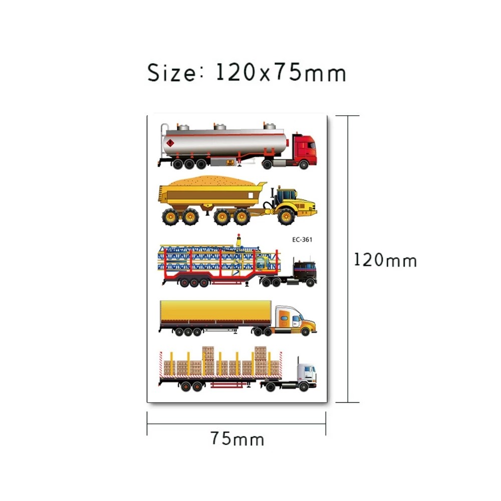 Hình xăm dán tạm thời họa tiết ngộ nghĩnh chống thấm nước dành cho bé