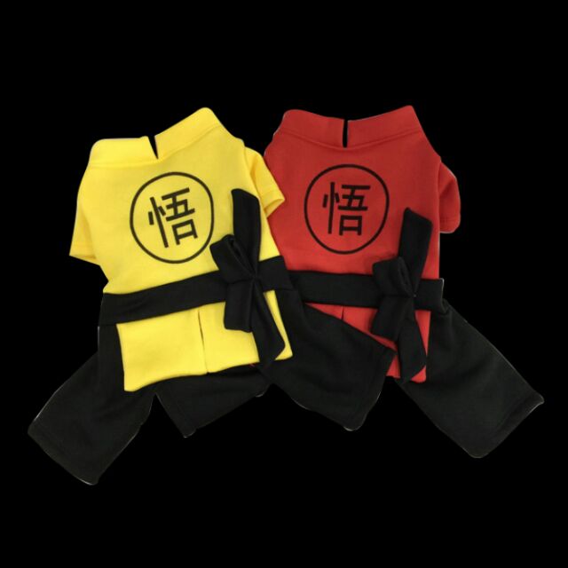 Áo kungfu cho chó mèo - size S
