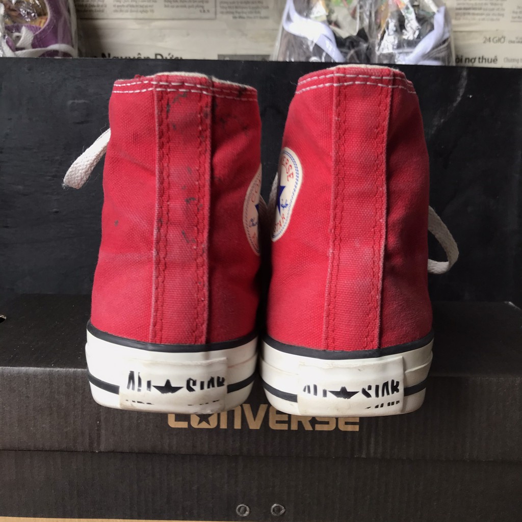 GIÀY CONVERSE  CỔ CAO SIZE 36.5 - REAL 100% - 2HAND