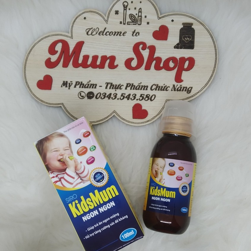 Kidsmum Ngon Ngon- Siro dành cho trẻ biếng ăn