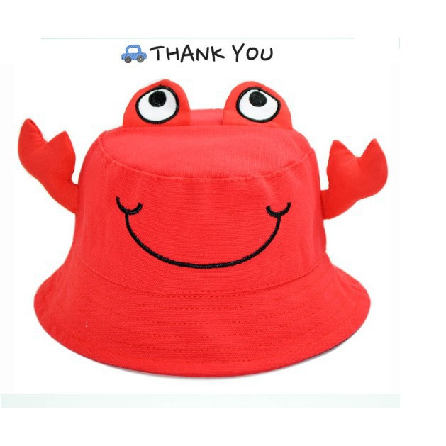 Nón rộng vành tránh nắng cho bé - HÌNH CUA cười