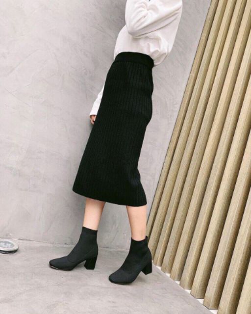 [Hàng đẹp] Giày boots cao cấp chất co dãn đi ôm chân | BigBuy360 - bigbuy360.vn