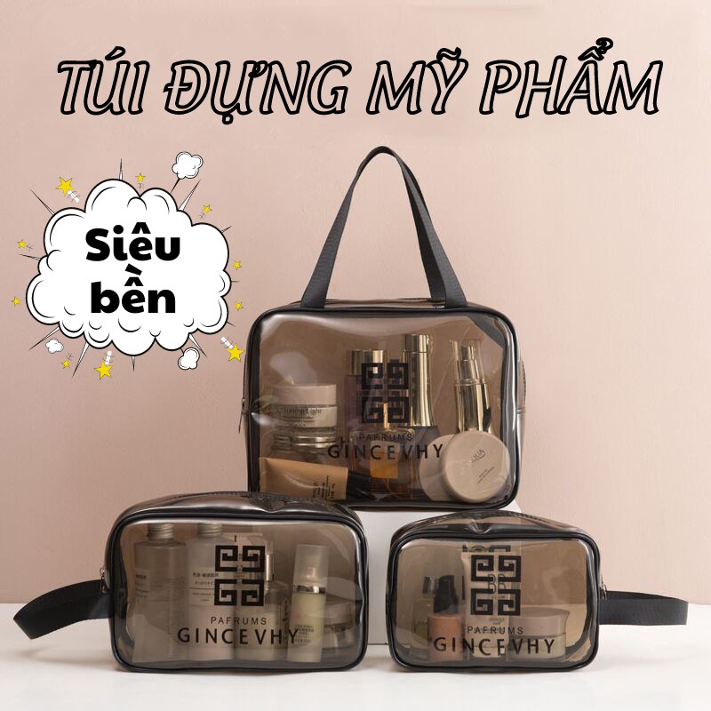 Túi Đựng Đồ Trang Điểm, Túi Đựng Mỹ Phẩm Di Động Chống Thấm Thiết Kế Thời Trang PAPAA.HOME