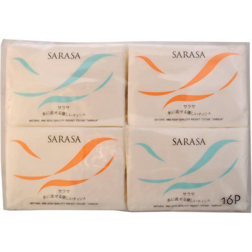 Set 16 khăn giấy bỏ túi cao cấp Sarasa Nhật Bản