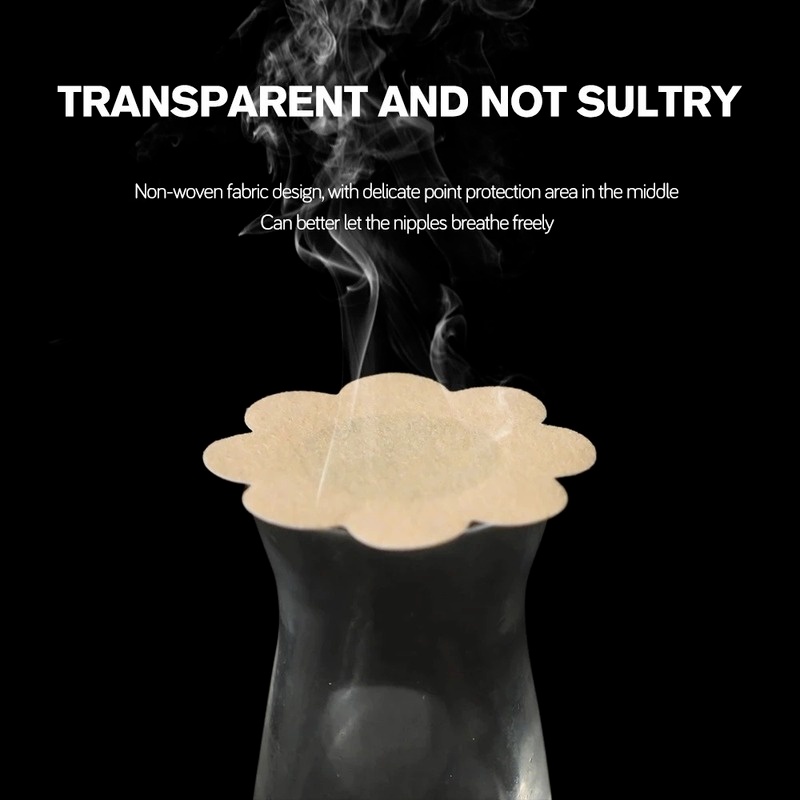 Băng Dán Ngực Bằng Vải Không Dệt Mỏng Vô Hình Dùng Một Lần Cho Nữ